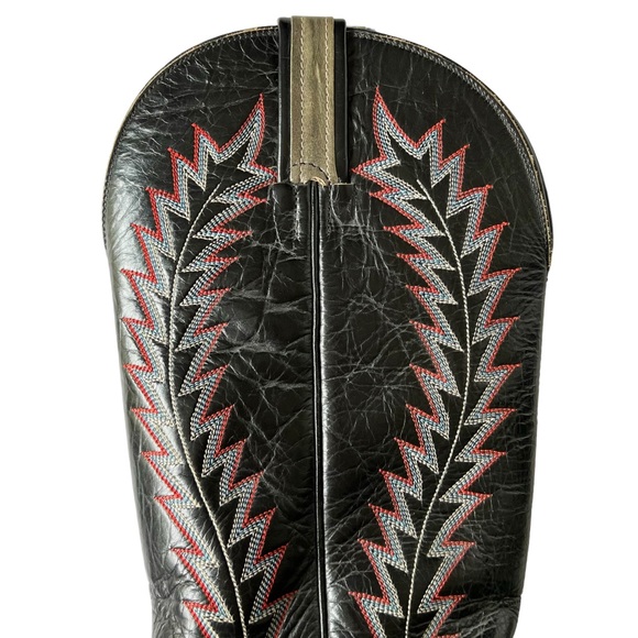 Hondo Stitched Leather Western Cowboy Boot | 8.5 - Picture 2 of 11